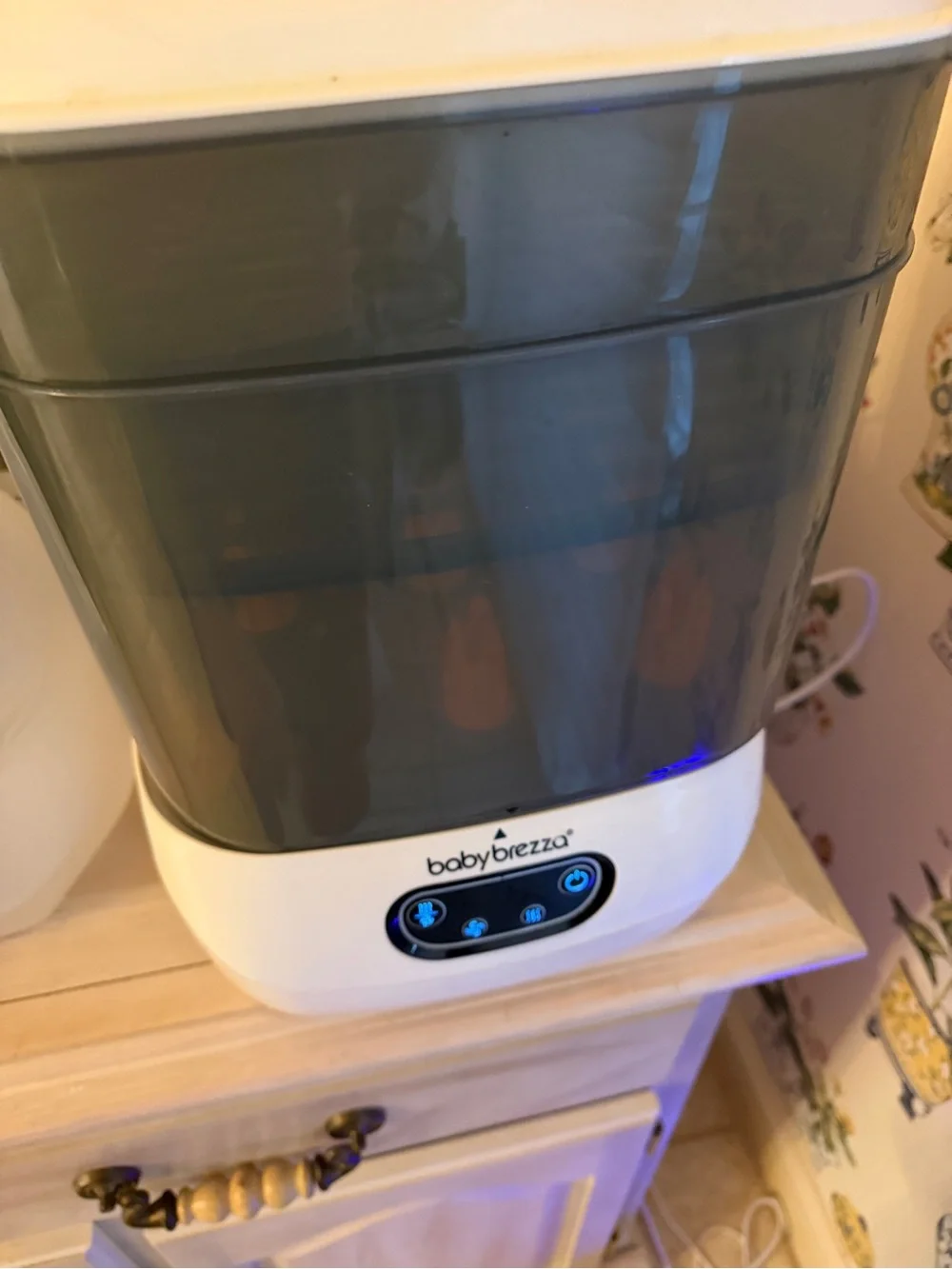 Baby Brezza Gray Electric Bottle Sterilizer & Dryer